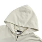 Balenciaga 25Fw Embroidered Letter Zip-Up Hoodie - Image 4