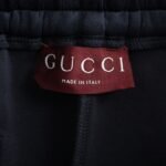 Gucci 25Fw Embroidered Logo Space Cotton Suit Trousers - Image 5