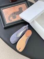 MM6 Maison Margiela Anatomic Block Heel Ballerinas - Image 3