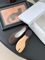 MM6 Maison Margiela Anatomic Block Heel Ballerinas - Image 3