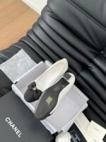 CHANEL Cap Toe Bow Pumps - Image 3