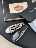 CHANEL Mesh Ballet Flats - Image 3
