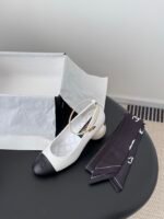 Chanel Pearl Heel Mary Janes - Image 6