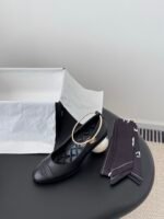 Chanel Pearl Heel Mary Janes - Image 6