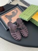 Gucci Rubber Fisherman Sandals - Image 5