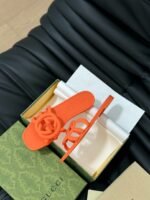 GUCCI Rubber Slide Sandals - Image 6