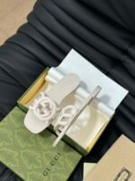 GUCCI Rubber Slide Sandals - Image 5