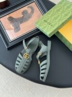 Gucci Rubber Fisherman Sandals - Image 5