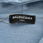 Balenciaga 25Fw Colorful Letter Foam Print Zip-Up Hooded Jacket - Image 4
