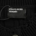 ENFANTS RICHES DÉPRIMÉS: Melancholy Rich Kid Cable Knit Cardigan with Distressed Design - Image 5