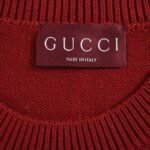 Gucci 25Fw Crew Neck Sweater with Double G Embroidery on Chest - Image 5