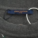 Louis Vuitton 25Fw Diamond Jacquard Crew Neck Sweater - Image 5