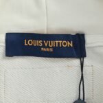 Louis Vuitton denim patch embroidered washed distressed hoodie - Image 5