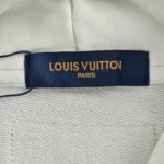 Louis Vuitton Cloud Logo Cutout Appliqué Embroidery Washed Hoodie - Image 5