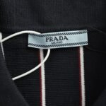 Prada 25Fw Striped Collared Knit Cardigan - Image 5