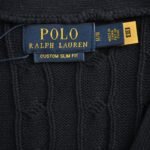 Ralph Lauren 25Fw Embroidered Pony Logo Cable Knit Cardigan - Image 5