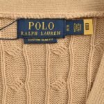 Ralph Lauren 25Fw Embroidered Pony Logo Cable Knit Cardigan - Image 5