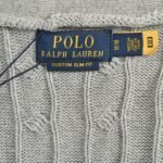 Ralph Lauren 25Fw Embroidered Pony Logo Cable Knit Cardigan - Image 5