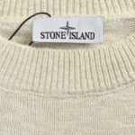 Stone Island Embroidered Logo Crew Neck Sweater - Image 3