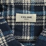 Celine 25ss Flannel Plaid Shirt - Image 5