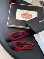 CHANEL Mesh Ballet Flats - Image 5