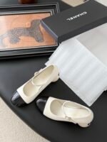 Chanel Pearl Heel Mary Janes - Image 6