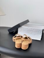 Chanel Pearl Slingback Flats - Image 4
