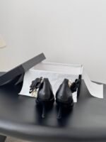 Chanel Pearl Camellia Heels - Image 4