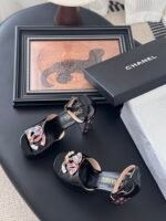 Chanel Block Heel Sandals - Image 5