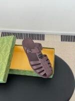 Gucci Rubber Fisherman Sandals - Image 6