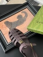 Gucci Rubber Fisherman Sandals - Image 6