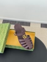Gucci Rubber Fisherman Sandals - Image 6