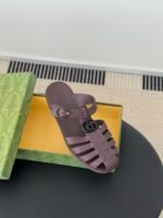 Gucci Rubber Fisherman Sandals - Image 6
