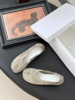 MM6 Maison Margiela Anatomic Block Heel Ballerinas - Image 6