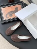 MM6 Maison Margiela Anatomic Block Heel Ballerinas - Image 6