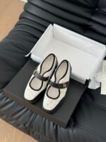 Chanel Tweed Mary Jane Ballerina Flats - Image 5