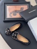 Chanel Bow CC Logo Ballerina Flats - Image 5