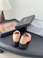 Chanel Raffia Mary Jane Block Heels - Image 4