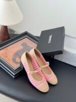 Chanel Raffia Mary Jane Block Heels - Image 5