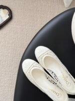 Chanel Raffia Mary Jane Block Heels - Image 5