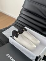 CHANEL Cap Toe Bow Pumps - Image 6