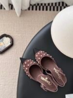 Chanel Pearl Slingback Flats - Image 5