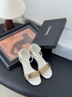 Chanel Block Heel Sandals - Image 5