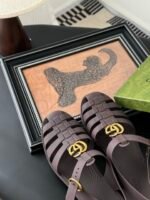 Gucci Rubber Fisherman Sandals - Image 6