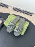 GUCCI Rubber Slide Sandals - Image 6