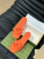 GUCCI Rubber Slide Sandals - Image 5