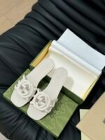GUCCI Rubber Slide Sandals - Image 6